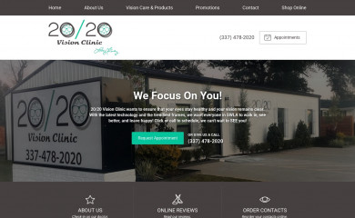 2020clinic.com screenshot