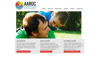 aaroc.org screenshot