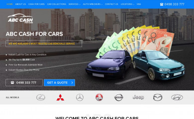 abccashforcars.com.au screenshot
