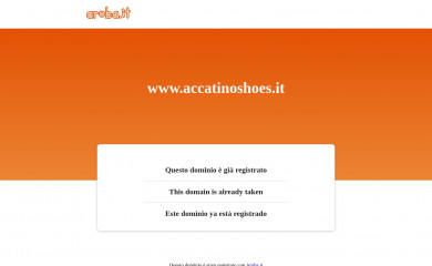 accatinoshoes.it screenshot