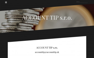 accounttip.sk screenshot