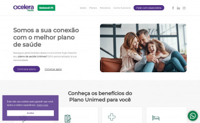 acelerasaude.com screenshot