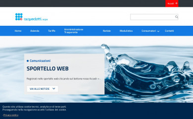 acquedottiscpa.com screenshot