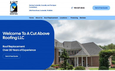 acutaboveroofing.com screenshot