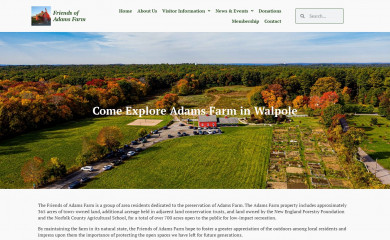 adams-farm.com screenshot
