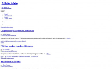 affinite.fr screenshot