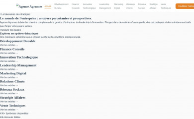 agence-agrumes.fr screenshot