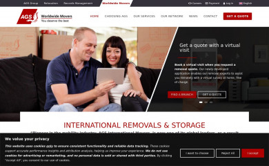 agsmovers.com screenshot