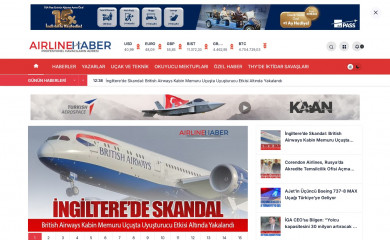 airlinehaber.com screenshot