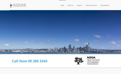 aklorthopaedics.co.nz screenshot