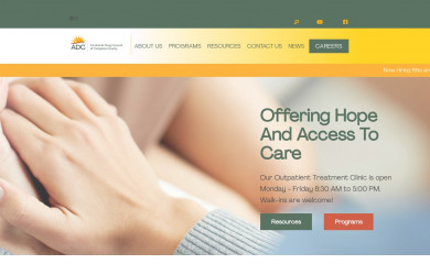 alcoholdrugcouncil.org screenshot