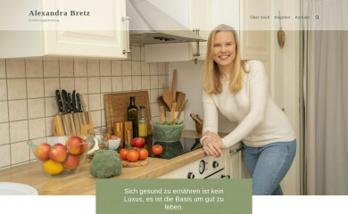 alexandra-bretz.de screenshot