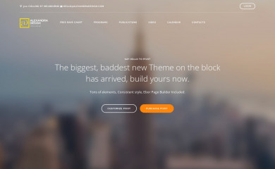 alexandradesigh.com screenshot