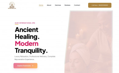 alexspa.in screenshot