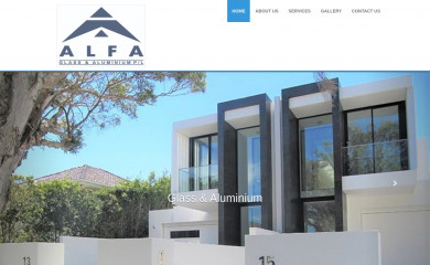 alfaglass.com.au screenshot