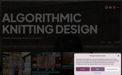 algorithmicknitting.com screenshot