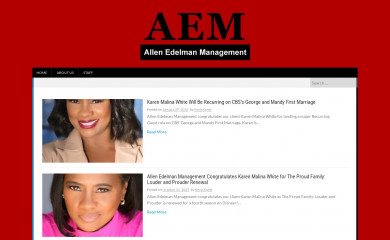 allenedelmanmanagement.com screenshot