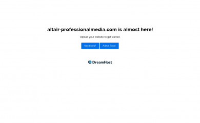altair-professionalmedia.com screenshot