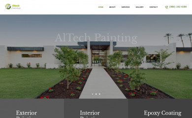 altechpainting.com screenshot