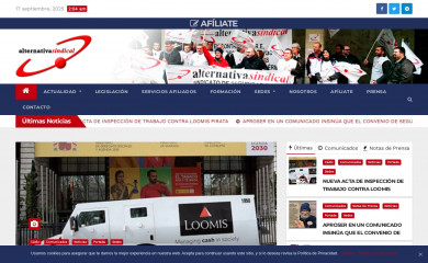 alternativasindical.es screenshot
