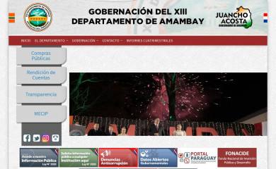 amambay.gov.py screenshot
