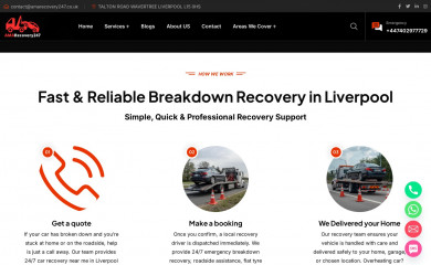 amarecovery247.co.uk screenshot