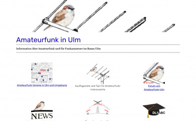 amateurfunk-ulm.de screenshot