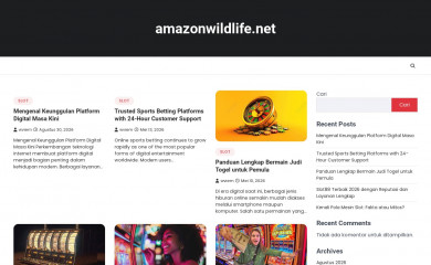 amazonwildlife.net screenshot