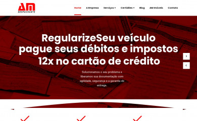 amdespachante.com.br screenshot