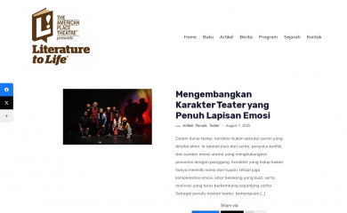 americanplacetheatre.org screenshot