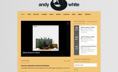 andywhite.com screenshot