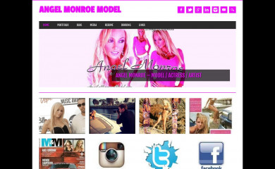 angelmonroemodel.com screenshot