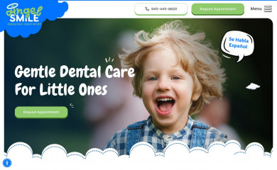 angelsmilepediatricdentistry.com screenshot