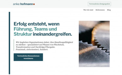 anke-hofmann.com screenshot