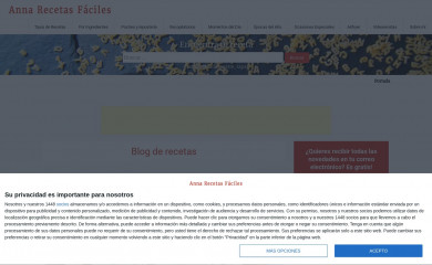 annarecetasfaciles.com screenshot
