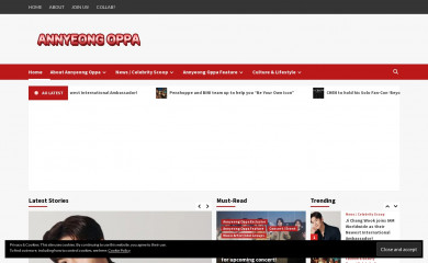 annyeongoppa.com screenshot