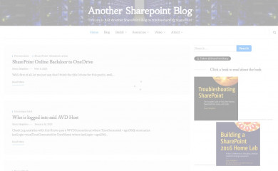 anothersharepointblog.com screenshot