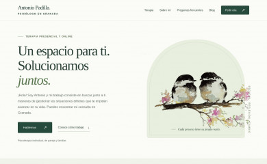 antoniopadillapsicologo.es screenshot