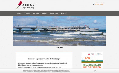 apartamentyuireny.pl screenshot