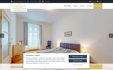 apartmanybiela.sk screenshot