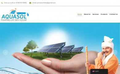 aquasolarpump.in screenshot