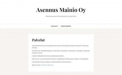 asennusmainio.fi screenshot