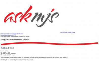 askmjs.co.uk screenshot