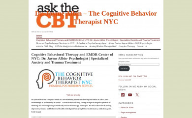 askthecognitivebehaviortherapist.com screenshot