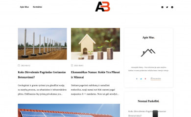 atnaujinkbusta.lt screenshot