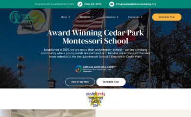 austinchildrensacademy.org screenshot