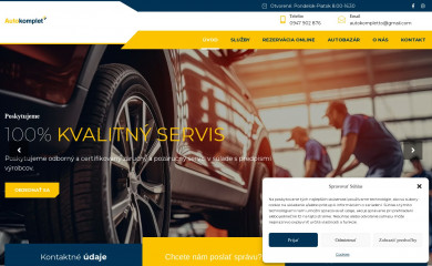 autokomplettm.sk screenshot