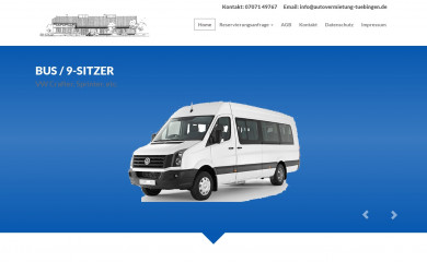 autovermietung-tuebingen.de screenshot