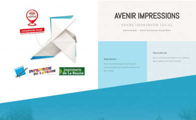 avenir-impressions.com screenshot