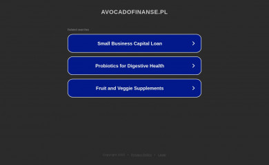 avocadofinanse.pl screenshot